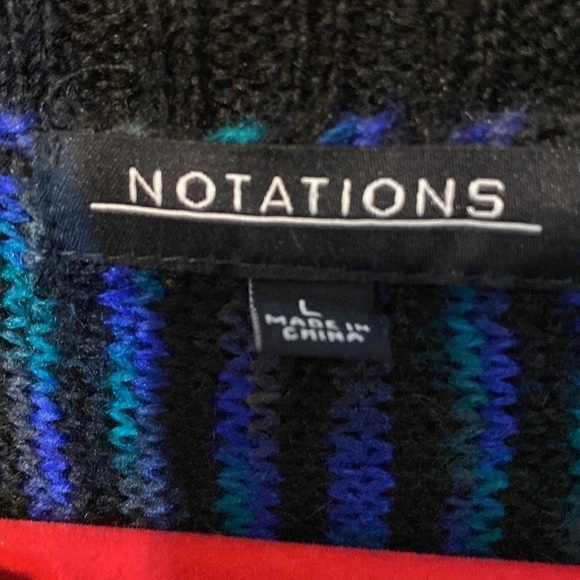 3/$20 Notations 3/4 Sleeve Pullover Sweater - Picture 3 of 5